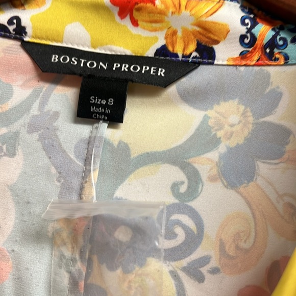 Boston proper size 8 floral button down shirt brand new! - Picture 3 of 5